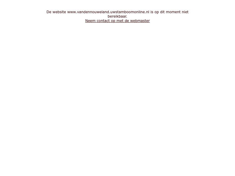 Screenshot van website