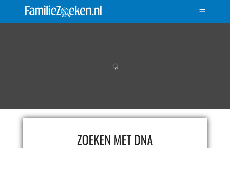 Screenshot van website