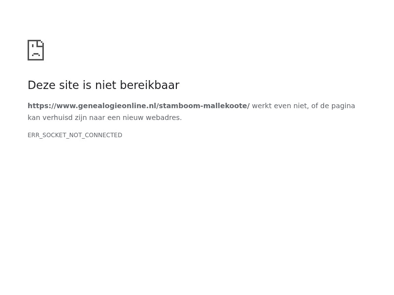 Screenshot van website