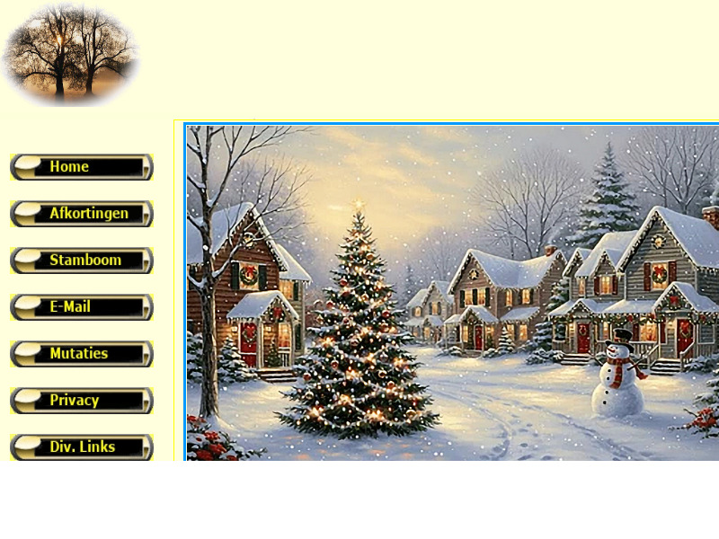 Screenshot van website