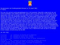 Screenshot van website