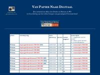 Screenshot van website