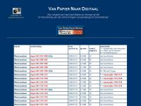 Screenshot van website