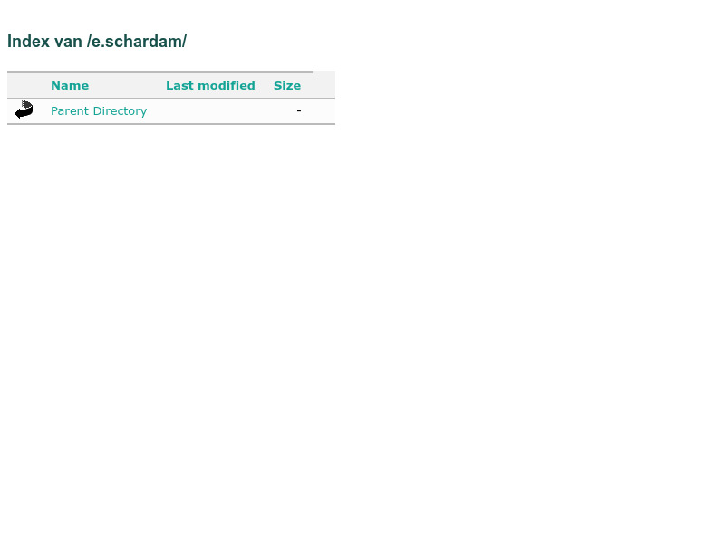 Screenshot van website