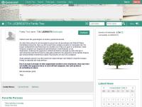 Screenshot van website