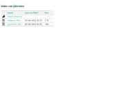 Screenshot van website