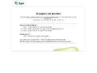 Screenshot van website