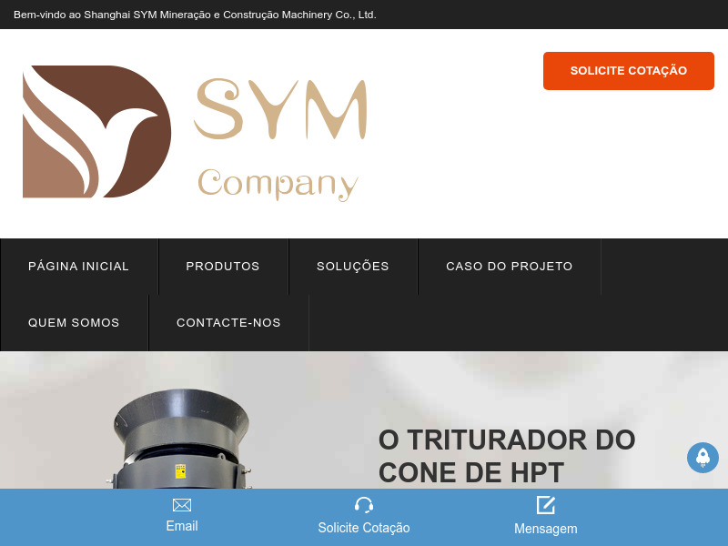 Screenshot van website