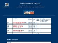 Screenshot van website