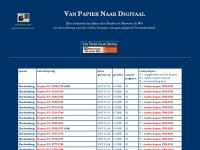 Screenshot van website