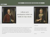 Screenshot van website