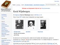 Screenshot van website