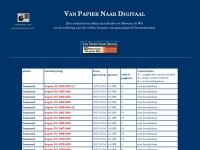 Screenshot van website