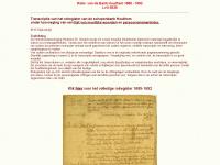 Screenshot van website