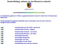 Screenshot van website