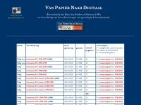 Screenshot van website