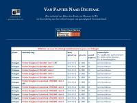 Screenshot van website