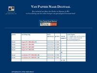 Screenshot van website