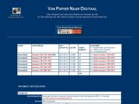 Screenshot van website