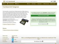Screenshot van website