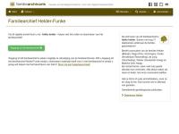 Screenshot van website