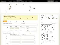Screenshot van website