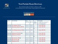 Screenshot van website