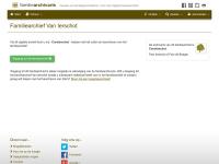 Screenshot van website