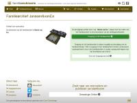 Screenshot van website