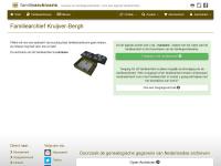 Screenshot van website