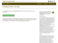 Screenshot van website