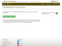 Screenshot van website