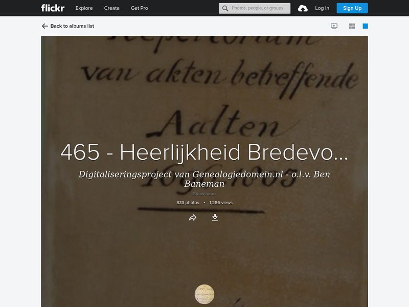 Screenshot van website