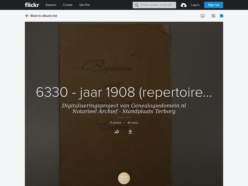Screenshot van website