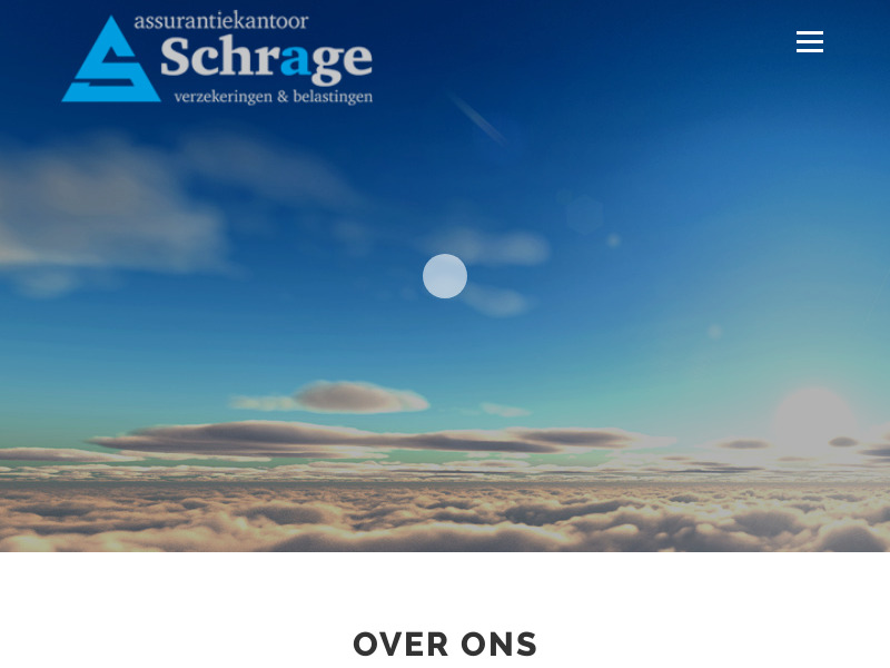 Screenshot van website