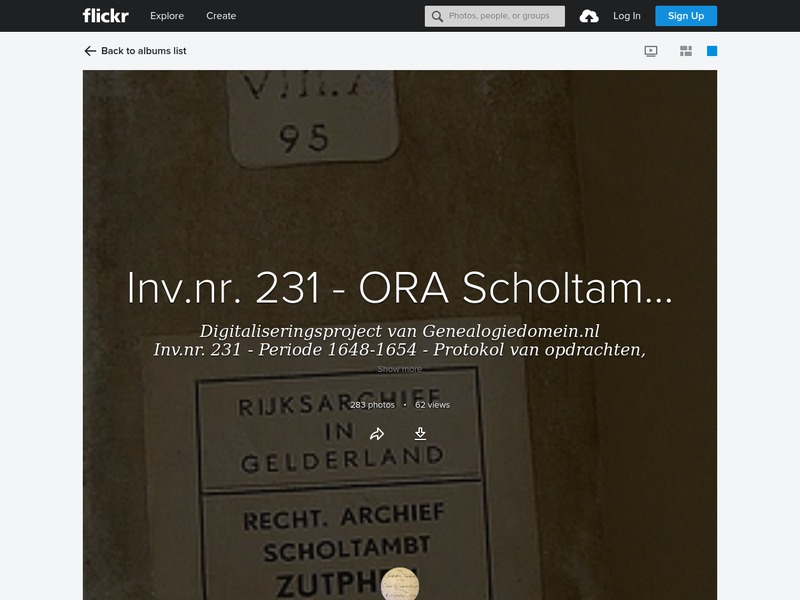 Screenshot van website