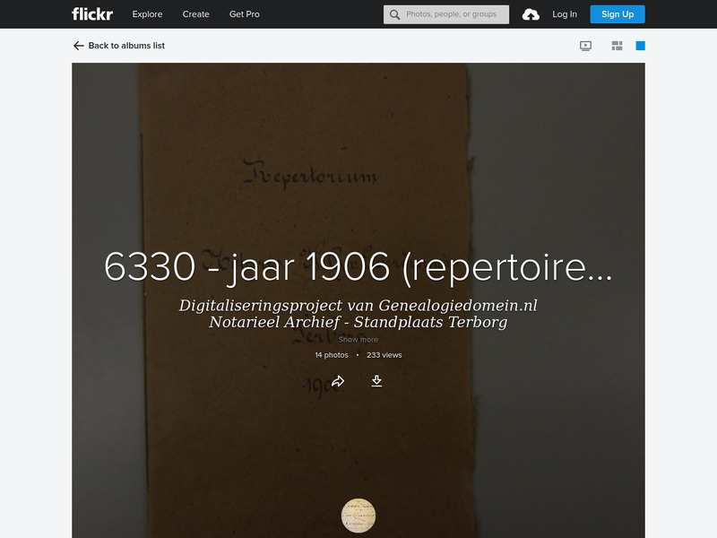 Screenshot van website
