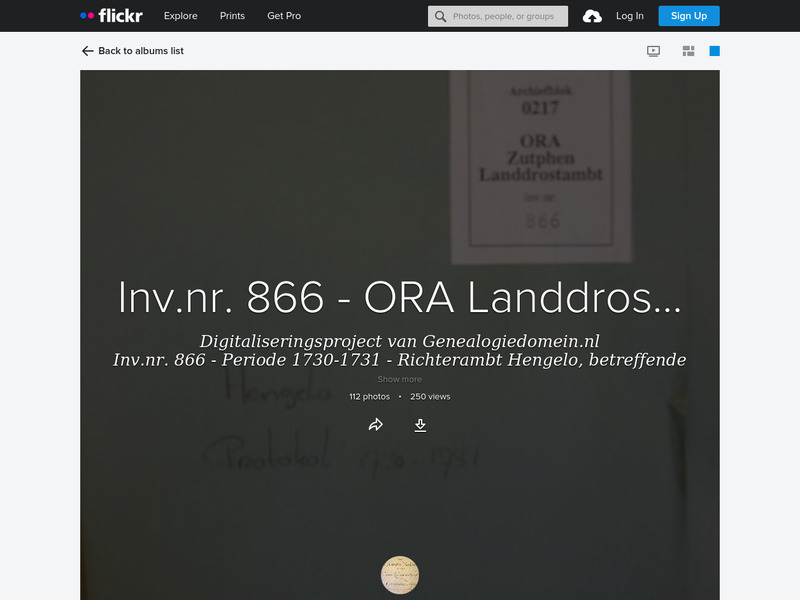 Screenshot van website