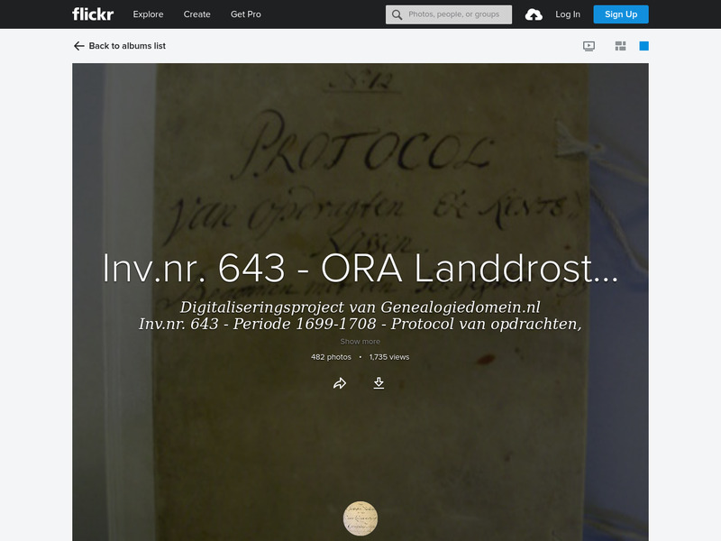 Screenshot van website