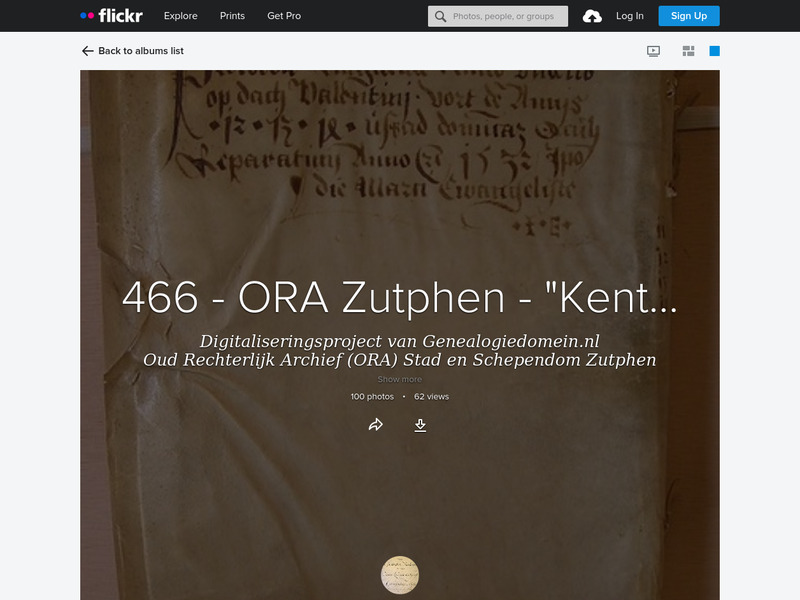 Screenshot van website