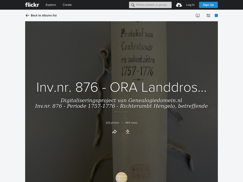 Screenshot van website