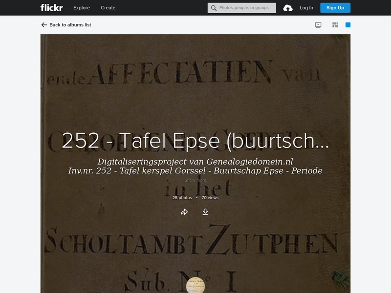 Screenshot van website
