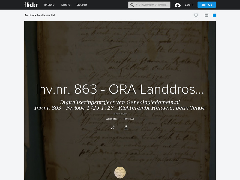 Screenshot van website