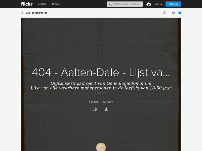 Screenshot van website