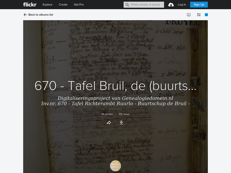 Screenshot van website