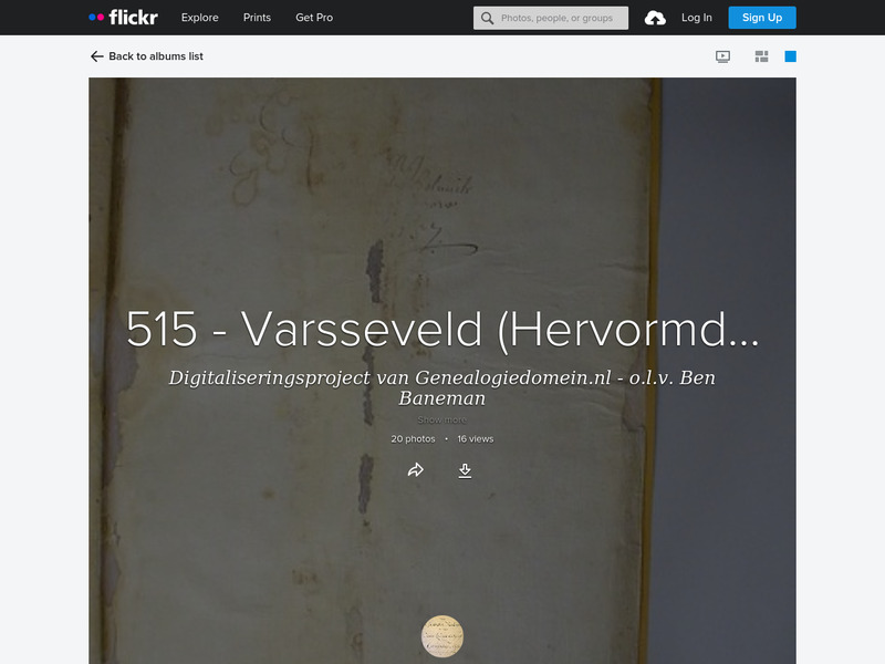 Screenshot van website