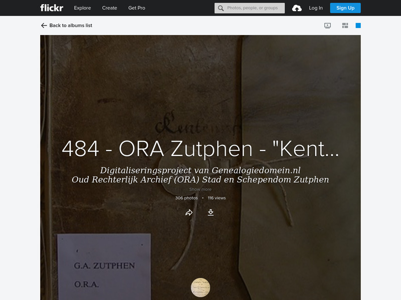 Screenshot van website