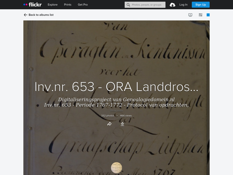 Screenshot van website