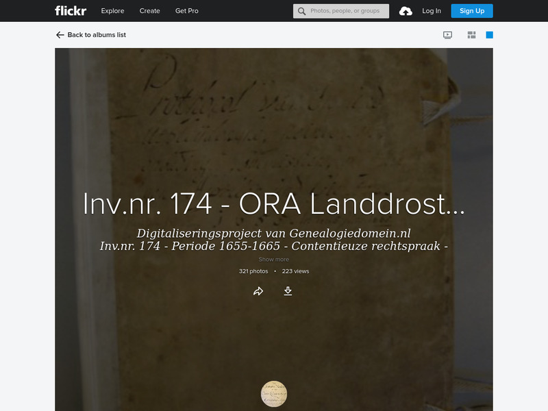 Screenshot van website