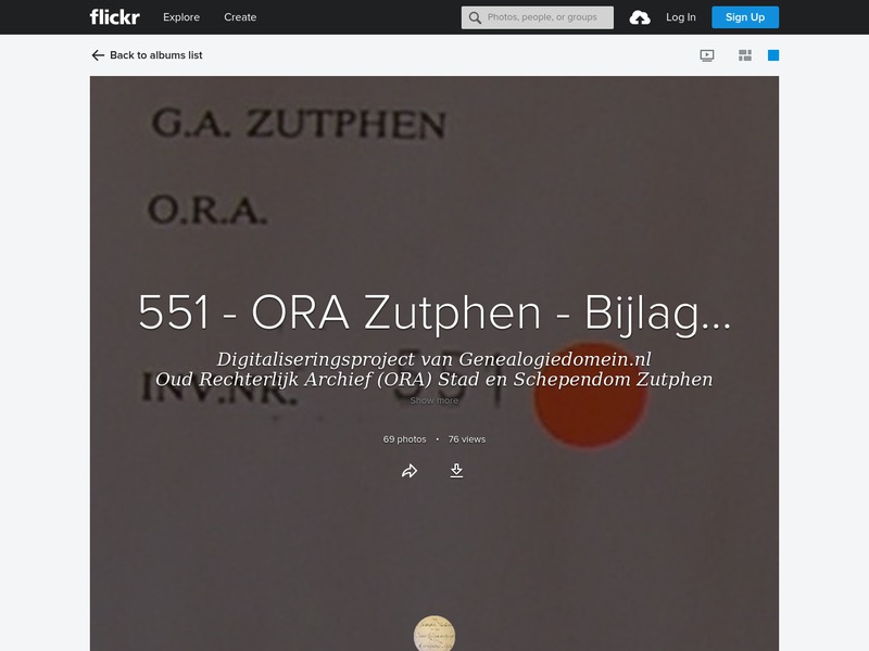 Screenshot van website